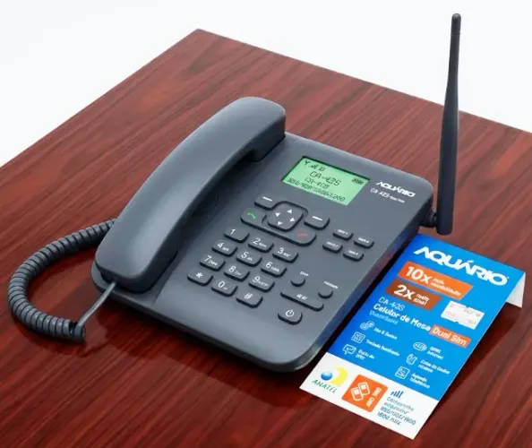 Celular de Mesa Aquário CA-42S Dual Chip - Novo Lacrado/Na Caixa