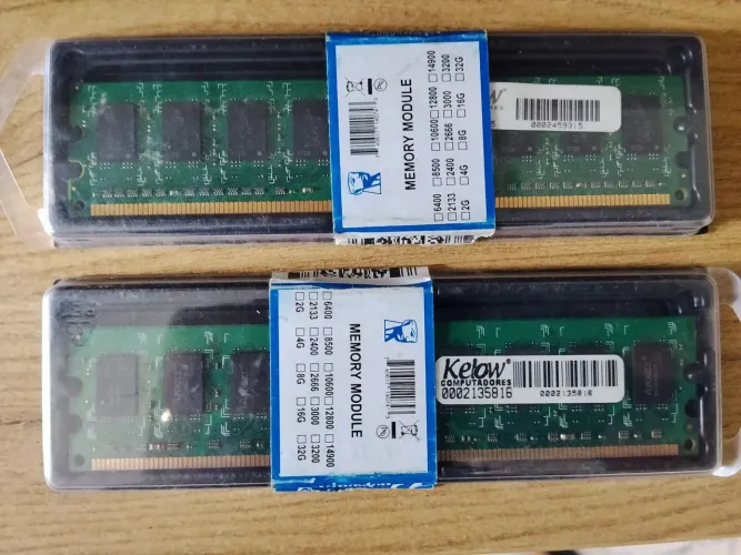 Memória DDR2 4 gb