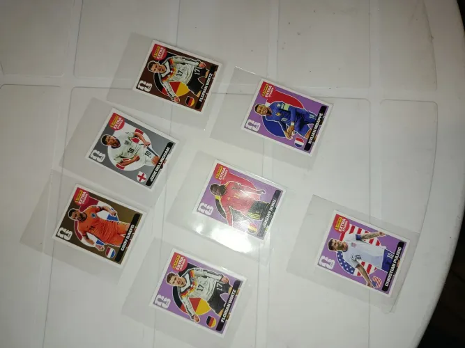 Coleção de figurinhas legends da copa 2026