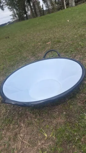TACHO FRITADOR Esmaltado P/ Frituras (46cm DIÂMETRO) 6L