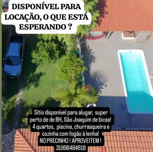 *SÍTIO PEDRA BRANCA* DISPONÍVEL PARA LOCAÇÃO!