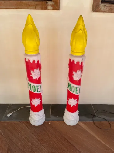 Velas de Natal Decorativas - Tamanho Grande