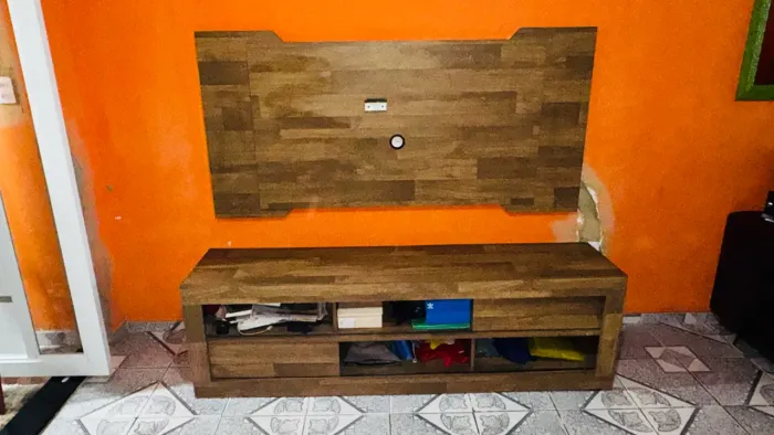 Rack com painel para TV