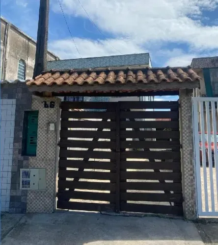 Casa em Condomínio para Venda em Itanhaém, Sabaúna, 1 dormitório, 1 banheiro, 1 vaga