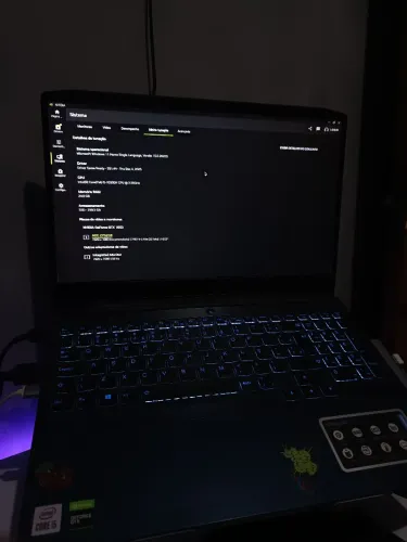 Notebook Gamer i5 10300H, GTX 1650 4GB, 24GB RAM, 256GB SSD + Suporte ajustável Ventoinha