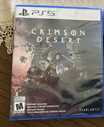Crisom desert jogo PlayStation 5 novo lacrado ps5
