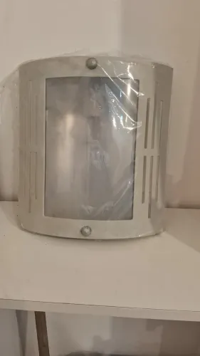 07 ARANDELA TETO PAREDE CINZA PARA 1 LÂMPADA E27 DECORATTA MARCA MAGILUZ