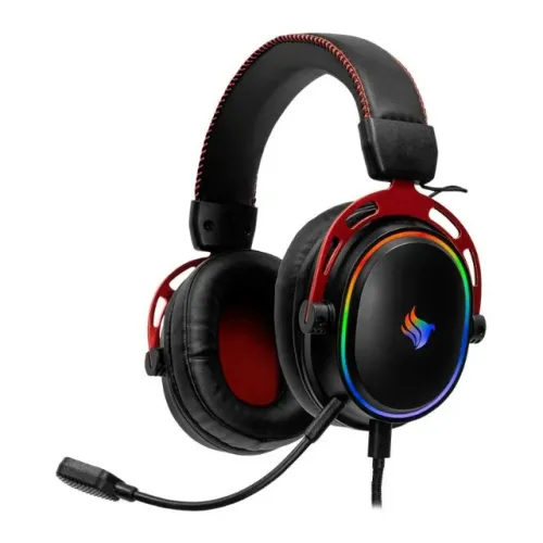 Headset Gamer 7.1 Drivers 50mm Pichau Vega Pro USB Mic Removível Preto