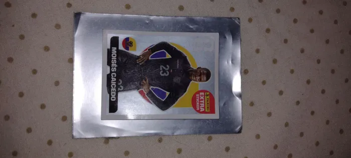 Figurinha Legend do MOISÉS CAICEDO prata original! (Promoção)