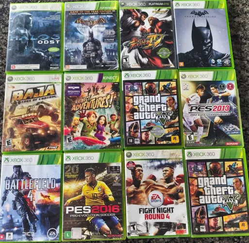 12 Jogos Xbox 360 ORIGINAL
