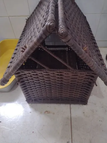 Casinha para cão ou gato bambu sintético 