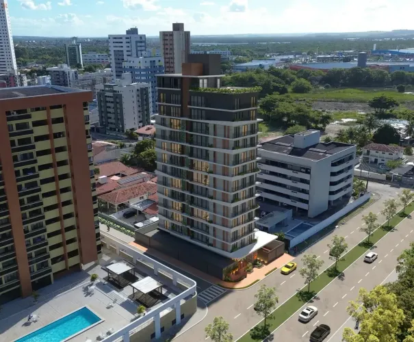 Apartamento Aeroclube Área Nobre do Bessa C/117m² Nas/Sul C/03 quartos, 02 Suítes, 02 Vaga