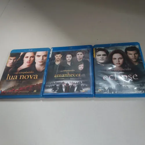 Lote 3 Blu Ray saga Crepúsculo