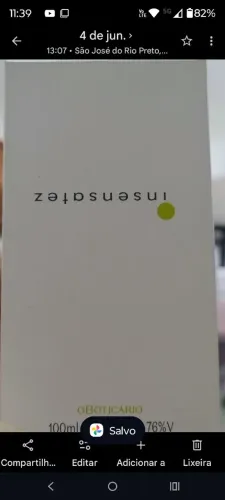 Insensatez O Boticário perfume