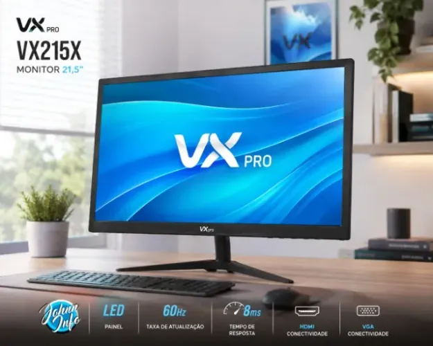Monitor VX PRO 21.5" Full HD LED HDMI VGA 60Hz VX215X