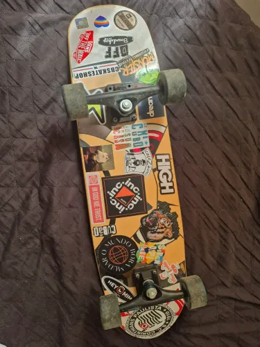 Longboard 82cm Maple Abec 7 Monkey Skate Montado Completo