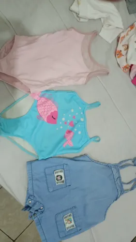 Lote roupas de bebê menina 