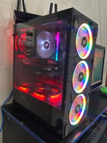 PC GAMER ASUS UFO RYZEN 7-2700 3.20ghz 24GB RAM 500SSD 1TB HD NVIDIA 4GB