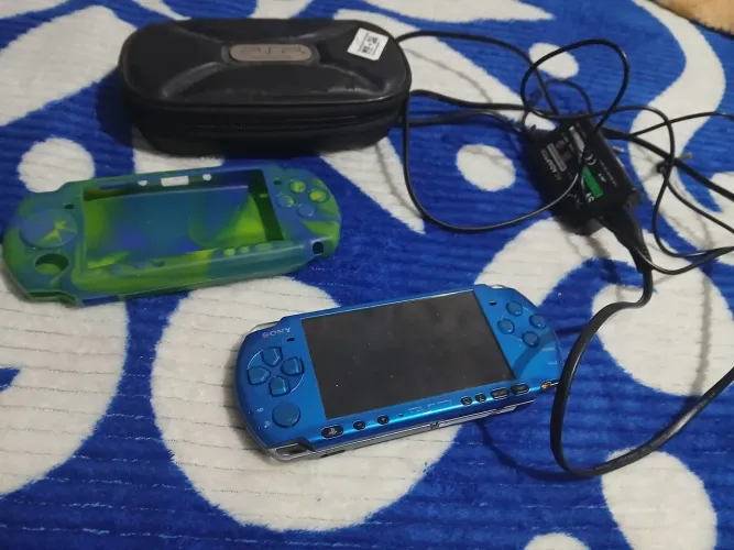 Psp 3000 azul (LEIA TODA DESCRIÇÃO)