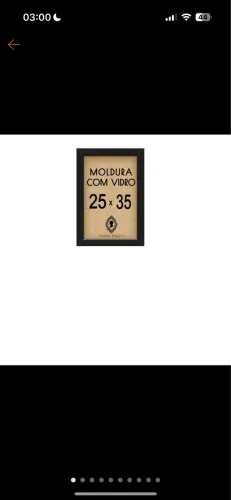 Duas Molduras com Vidro - Quadro / Porta-retrato
