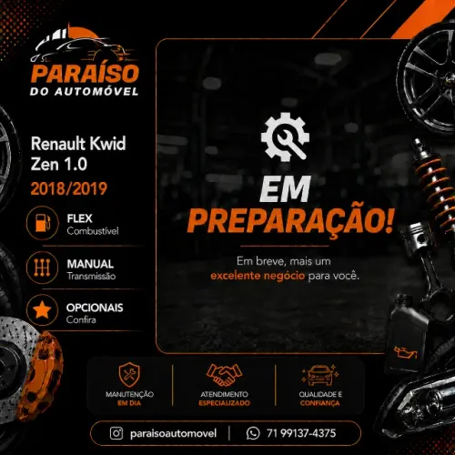 Renault Kwid Zen 1.0 Flex 12V 5P Mec. 2019
