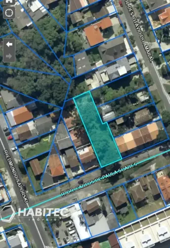 Terreno com 693,00M² nas Mercês - HT2446