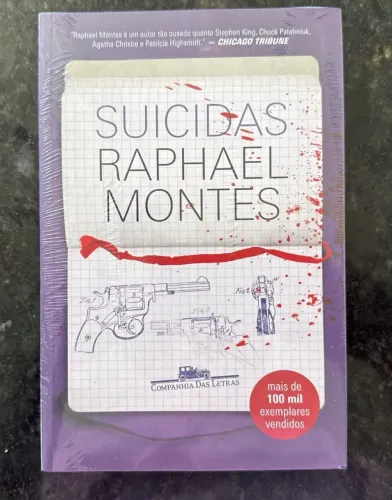 Livro lacrado ?Suicidas? de Raphael Montes.