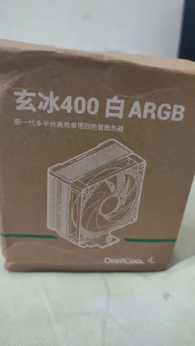 Air Cooler DeepCool Ag400 ARGB V2 BRANCO