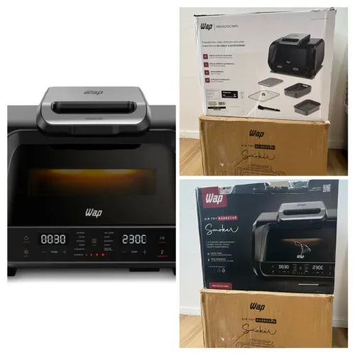 Air Fryer Smoker WAP 10L Digital 1700W Defumador Painel Touch 12 Funções