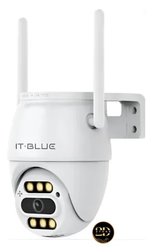 Câmera WiFi Inteligente 3MP com Visão Noturna + Áudio - Segurança Completa pelo Celular