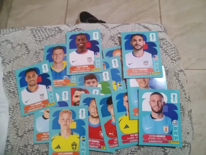 Lote de figurinhas copa do mundo panini 