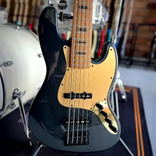 STRINBERG JBS155 JAZZ BASS SIGNATURE ANINHA DELEONES OB BLACK 
