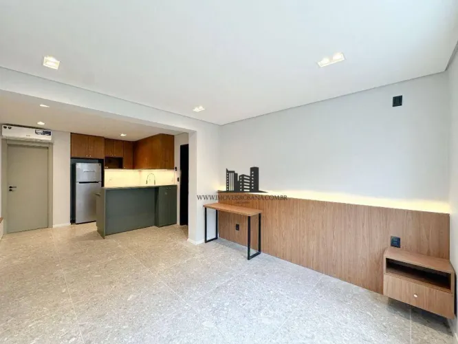 Apartamento Studio/Loft mobiliado no bairro Centro em Porto Alegre/RS.