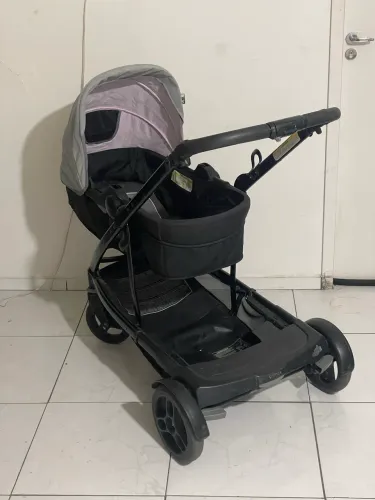 Carrinho de Bebê Duplo Graco Ready2Grow Click Connect - Importado, Super Versátil!