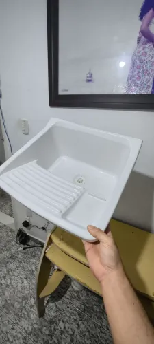 Tanque Plástico Astra 22 Litros Branco (Novo / Sem Uso)