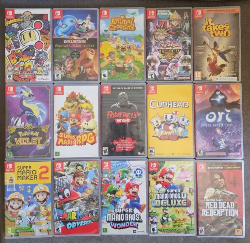 Jogos Nintendo Switch - A partir de R$120