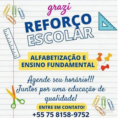 Reforço escolar e alfabetização, Apartir de 80