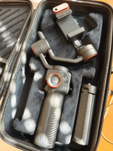 Hohem Estabilizador Gimbal Isteady M6 Kit 3eixos Modelo Com Luz De Preenchimento