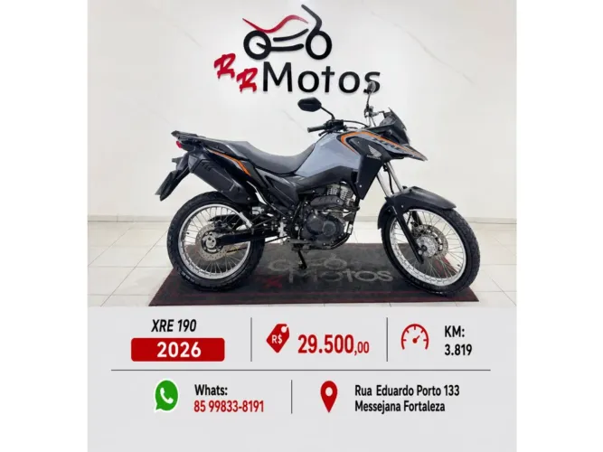 Honda Xre 190 adventure 2026