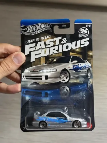 Hot Wheels Silver Series - Acura Integra | Fast & Furious Graphic Remix