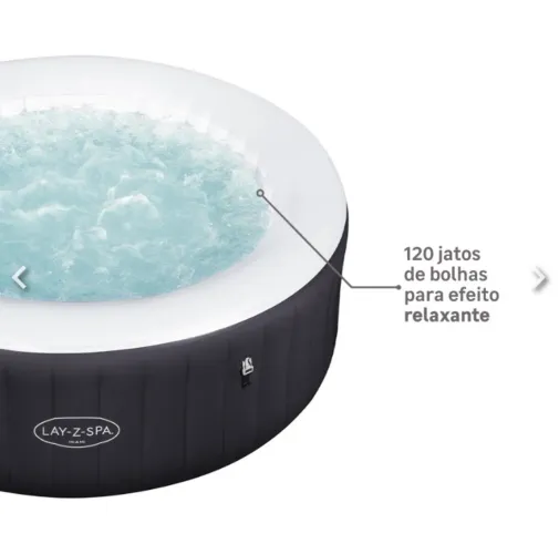 Spa Inflável 669L com Bomba 220V e 120 Jatos Miami Bestway