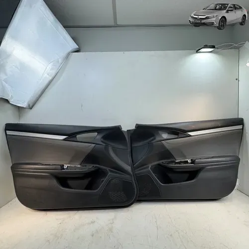Forro Da Porta Dianteira Honda Civic G10 2017 2020 Par