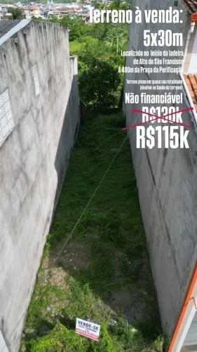 Terreno em Santo Amaro Bahia - 150 m² pronto para construir