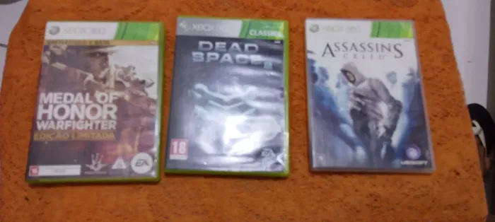 Jogos Xbox original são 3 unidades 