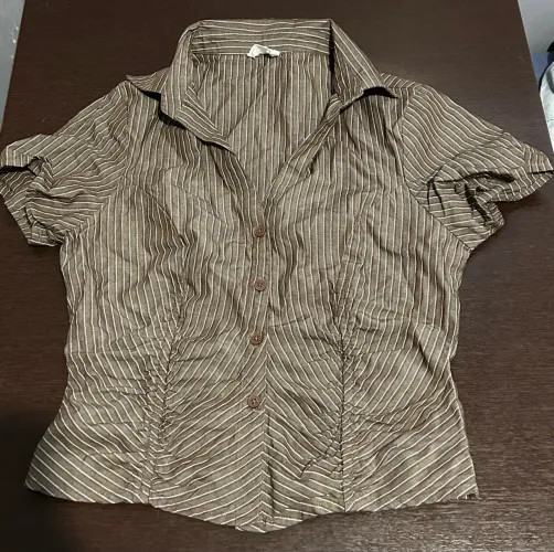 Maya Ruched Short Sleeve Shirt