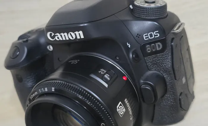 CANON 80D + LENTE CANON 50MM F1.8 II