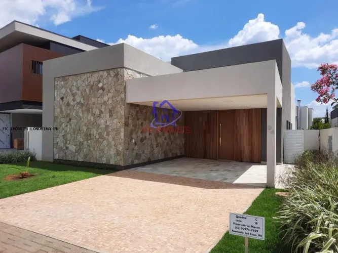 Condomínio Fechado para Venda em Londrina, Vivendas do Arvoredo, 3 dormitórios, 3 suítes,