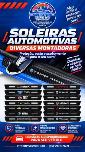 Soleiras Automotivas Diversas Montadoras De Um Toque de Sofisticação no Seu Carro