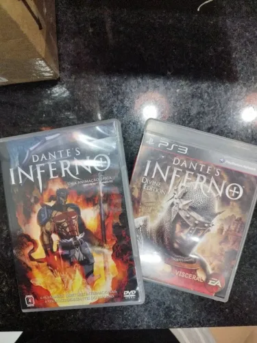 Dantes Inferno Ps3 Divine Edition + DVD Animated Epic Playstation 3 Jogo Dante