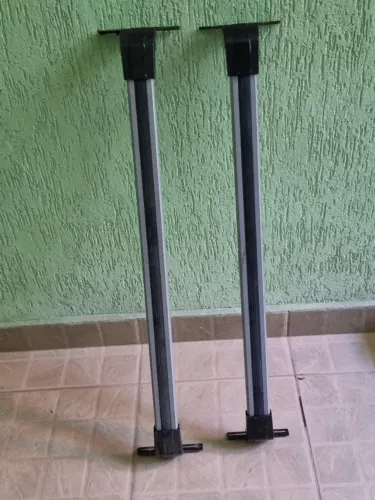 Rack De Teto Carro Travessa Larga Bagageiro 100% Alumínio